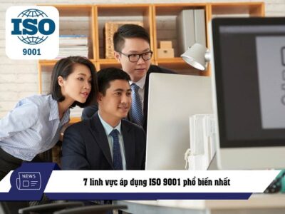 7 lĩnh vực áp dụng ISO 9001 phổ biến nahats