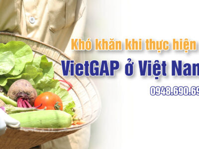 Khó khăn khi thực hiện VietGAP tại Việt Nam