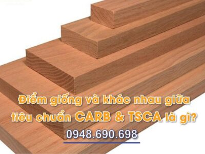 Điểm giống và khác nhau giữa tiêu chuẩn CARB & TSCA là gì?