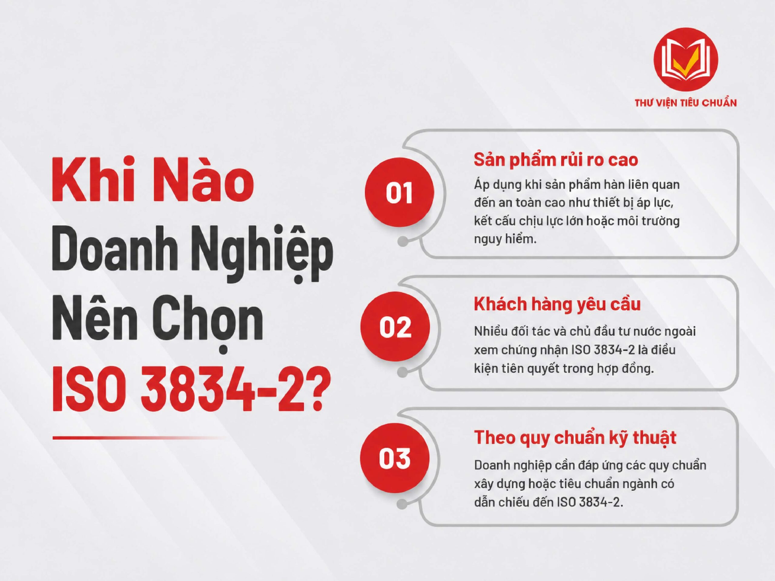 Khi nào doanh nghiệp cần chứng nhận ISO 3834-2