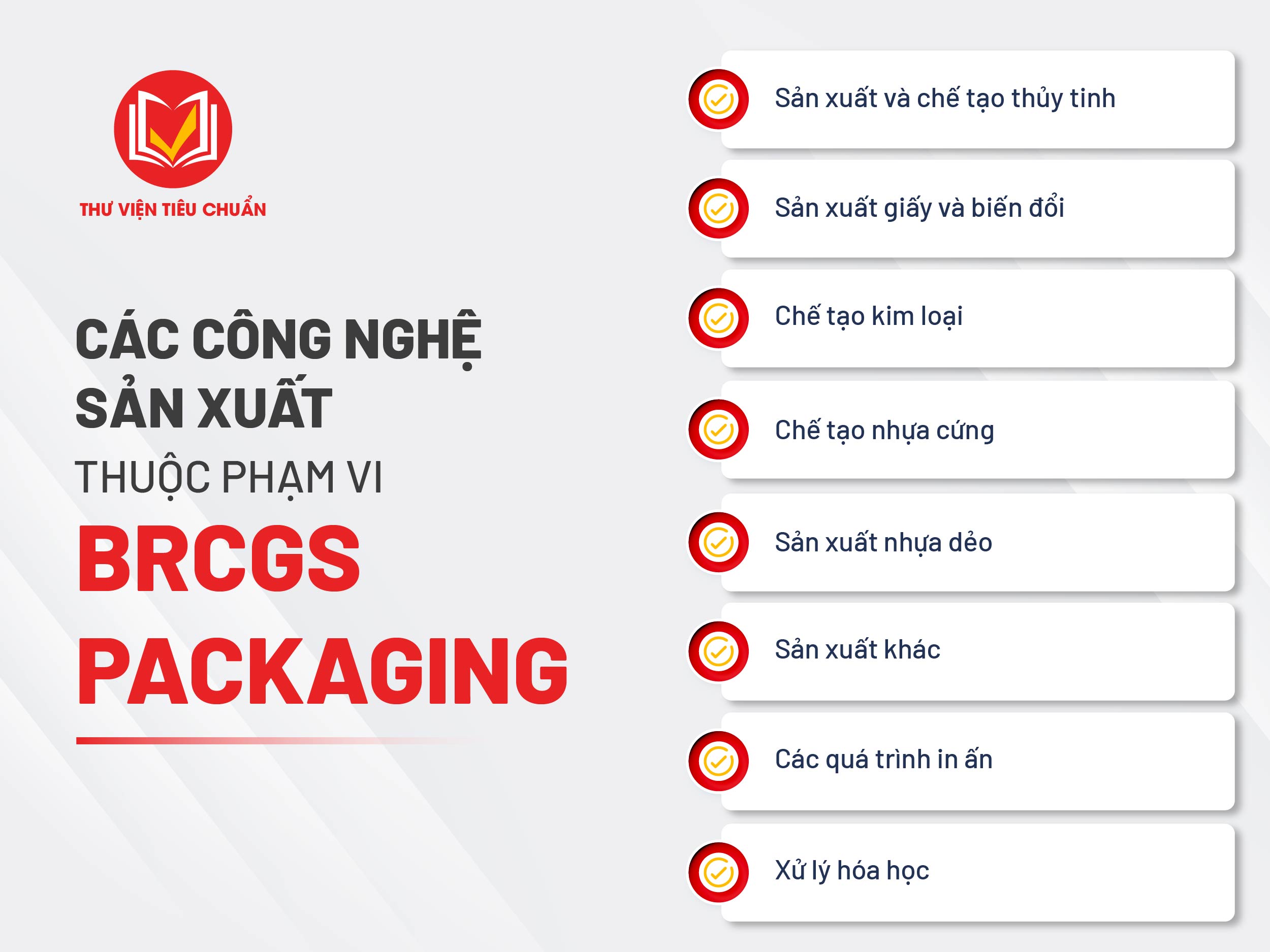 TIÊU CHUẨN BRCGS PACKAGING QUY ĐỊNH CÁC CÔNG NGHỆ SẢN XUẤT NÀO?