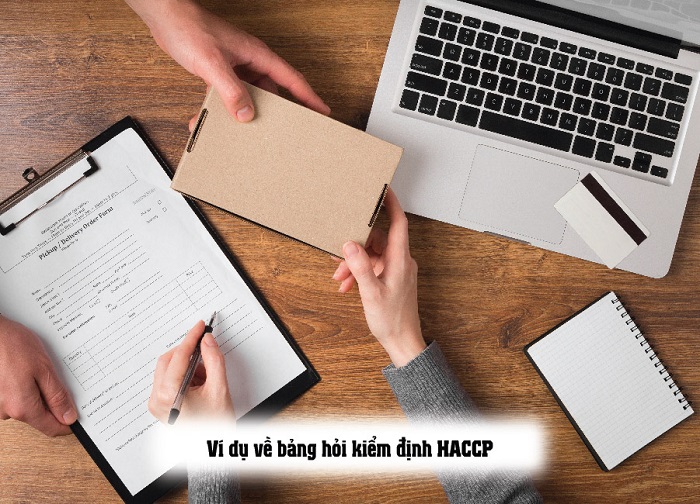 bảng hỏi kiểm định haccp