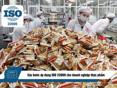 CÁC BƯỚC ÁP DỤNG ISO 22000 CHO DOANH NGHIỆP THỰC PHẨM
