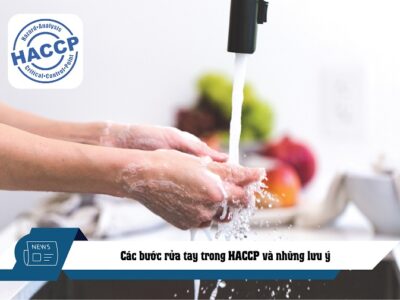 các bước rửa tay trong haccp