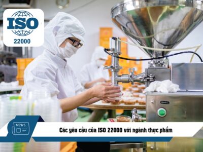 CÁC YÊU CẦU CỦA ISO 22000 VỚI NGÀNH THỰC PHẨM