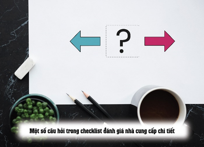 Checklist đánh giá nhà cung cấp