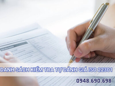 ISO 22301 self-assessment checklist - Danh sách kiểm tra tự đánh giá ISO 22301