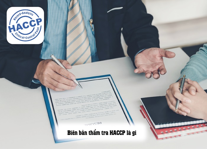 Hướng dẫn lập biên bản thẩm tra HACCP